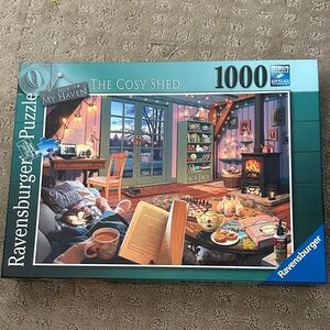Ravensburger The Cosy Shed Cozy Indoor Scene Puzzle - 1000 Pieces
